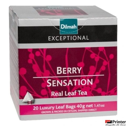 Herbata DILMAH Exceptional BERRY SENSATION 20t czarna