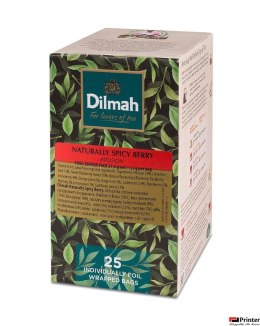 Herbata DILMAH Naturally Spicy Berry 25 kopert ziołowo-owocowa