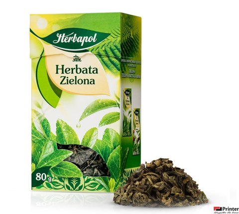 Herbata HERBAPOL klasyczna zielona 80g sypka