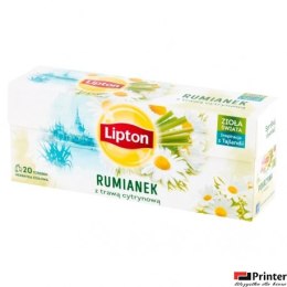Herbata LIPTON TAJLANDIA rumianek z trawą cytrynową CAMOMILE 20t ziołowa