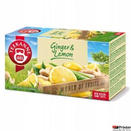 Herbata TEEKANNE imbir i cytryna 20t owocowa