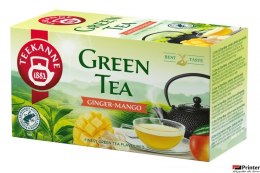 Herbata TEEKANNE imbir i mango 20 kopert zielona