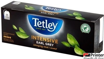 Herbata TETLEY intensive Earl Grey 25t czarna