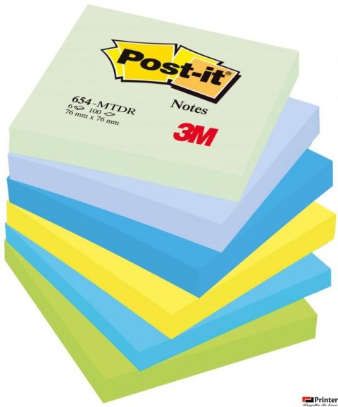 Karteczki_samoprzylepne Post-it_, Marzycielskie, 76x76mm, 6x100 karteczek (X)