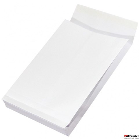 Koperty RBD z taśmą silikonową OFFICE PRODUCTS, HK, C4, 229x324mm, 130gsm, 250szt., białe