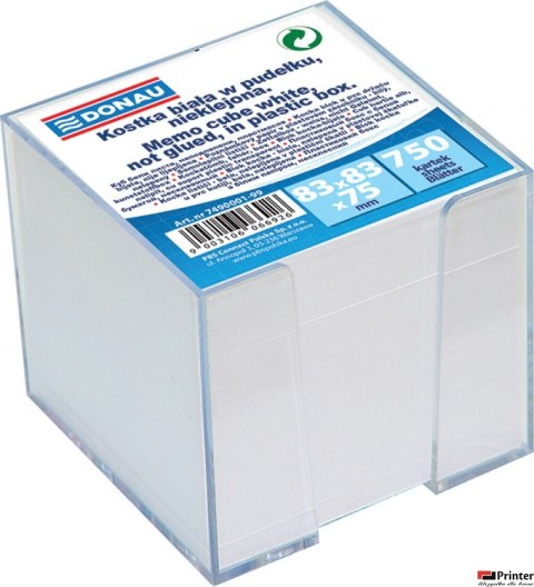 Kostka biała w pudełku 9.2*9.2 *82 7490001-99