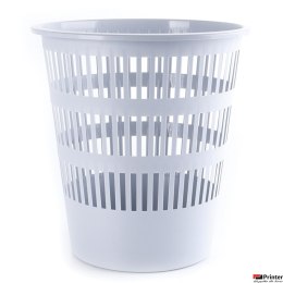 Kosz plastik 16L szary D306-13 DONAU dziurkowany