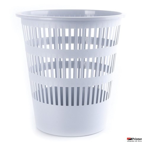 Kosz plastik 16L szary D306-13 DONAU dziurkowany