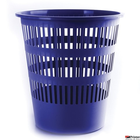 Kosz plastik 16l niebie.D306-@ 10 dziurkowany DONAU