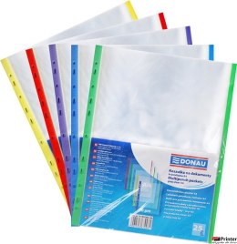 Koszulka A4 PP 40mic krystaliczna kolorowy brzeg mix 25 szt 1774925PL-99