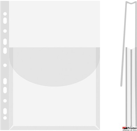 Koszulka na katalog z klapką DONAU A4 krystal 170mic 1775001PL-00