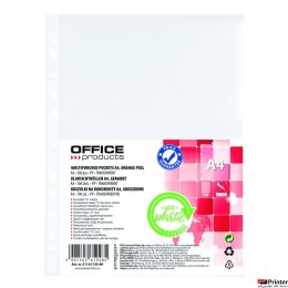 Koszulki na dokumenty A4 PP groszkowe BUDGET 100szt. OFFICE PRODUCTS 21141155-90
