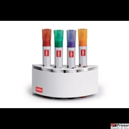 Magnetyczny pojemnik na markery do 20 mm średnicy, biały Nobo 8018500