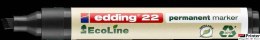 Marker EDDING permanentny ekologiczny ścięta końcówka czarny 22/001/c ed