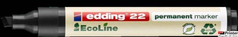 Marker EDDING permanentny ekologiczny ścięta końcówka czarny 22/001/c ed