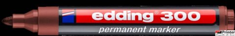 Marker-foliop.300 brązowy EDDING końcówka okrągła