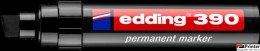 Marker permanentny ścięta końcówka 4-12 mm czarny Edding 390/001/C
