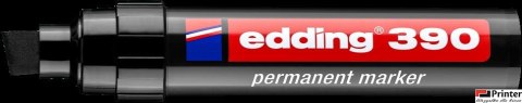 Marker permanentny ścięta końcówka 4-12 mm czarny Edding 390/001/C