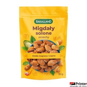 Migdały solone 90g BAKALLAND