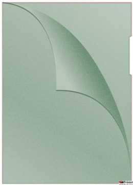 Obwoluta A4 L 120um zielona DONAU 1785095-06