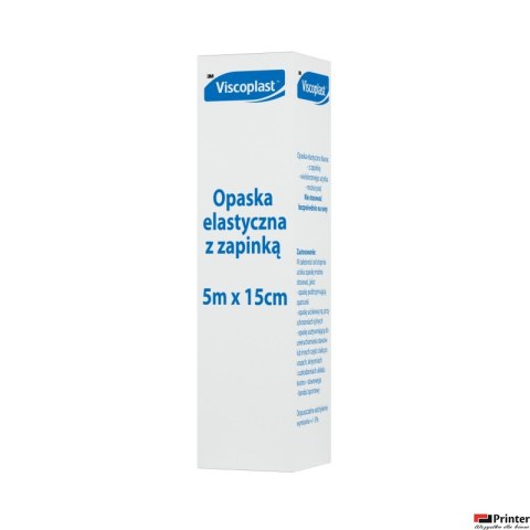 Opaska elastyczna z zapinką VISCOPLAST, 15cmx5m