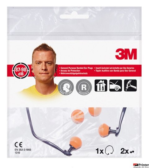 Opaska z zatyczkami do uszu 3M E-A-R_ (1310)