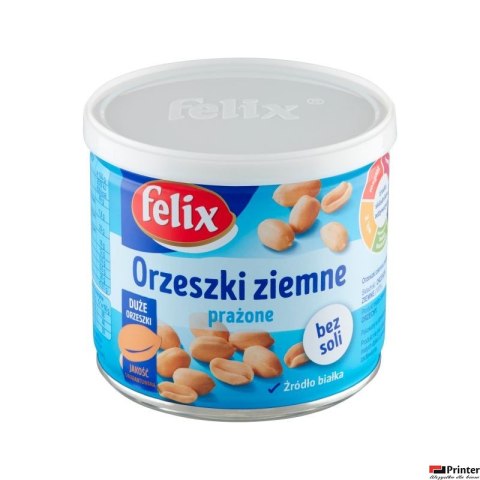 Orzeszki ziemne prażone bez soli FELIX 140g puszka