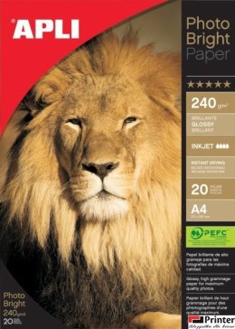 Papier FOTO 4454 do atrament. 240g (20) PHOTO BRIGHT APLI