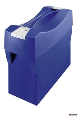 Pojemnik A4 z wiekiem na teczki zawieszkowe PS SWING niebieski HN190114-10