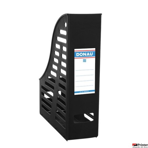 Pojemnik ażurowy na dok.PP A4 składany czarny DONAU grz.85mm