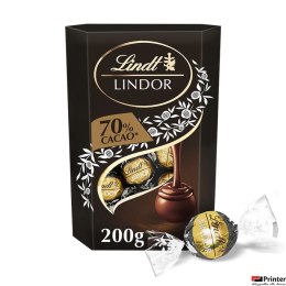 Pralinki LINDT LINDOR z gorzkiej czekolady z nadzieniem 200g