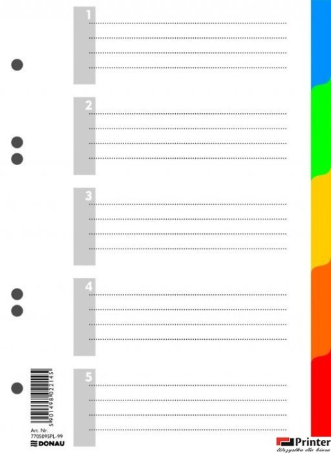 Przek.A5 5kol.PP 7705095 DONAU