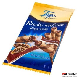Rolki waflowe z kremem kakaowym 150g TAGO