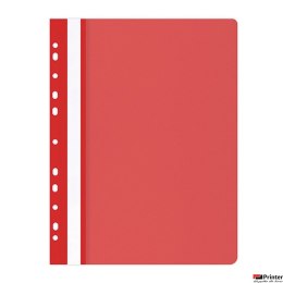 Skoroszyt , PP, A4, miękki, 100/170mikr., wpinany, czerwony, typu OFFICE PRODUCTS 21104121-04
