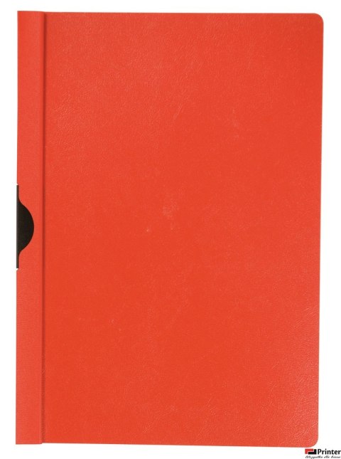 Skoroszyt Q-CONNECT z metalowym klipsem, PP, A4, 200/350mikr., czerwony