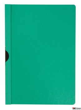 Skoroszyt Q-CONNECT z metalowym klipsem, PP, A4, 200/350mikr., zielony