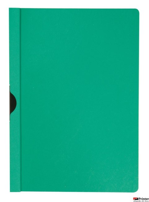 Skoroszyt Q-CONNECT z metalowym klipsem, PP, A4, 200/350mikr., zielony