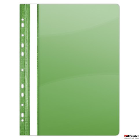 Skoroszyt wpinany do segregatora PCV zielony (10szt.) 1704001-06