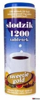 Słodzik Sweetie Gold 1200szt 72g