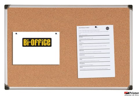 Tablica korkowa 60*45 alum. GCA021170 BI-OFFICE