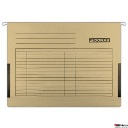 Teczak zaw.A4 brąz z boczkami płóciennymi 7420905-02 DONAU