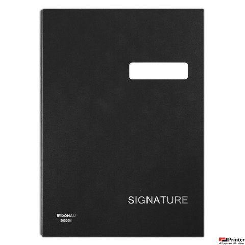 Teczka do podpisów 8690001 cza rna 8690001 A4 20p.