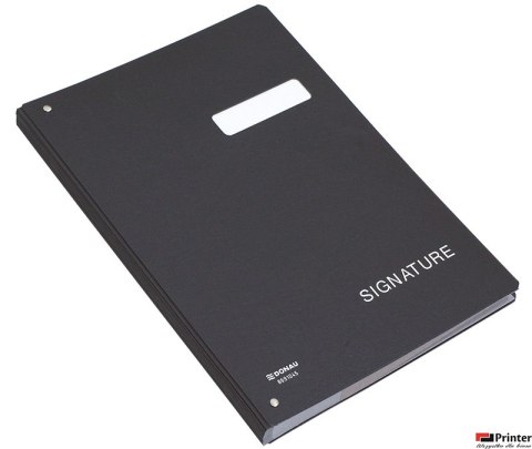 Teczka do podpisów 8691045 cza rna A4 20p (X)