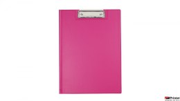 Teczka z klipsem A4 pink BIURFOL KKL-04-03 (pastel różowy )
