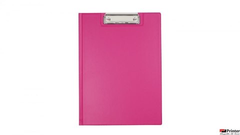 Teczka z klipsem A4 pink BIURFOL KKL-04-03 (pastel różowy )