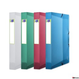 Teczki kopertowe z gumką, szeroka 24x32/40mm OXFORD 2LIFE (4szt) 400084982