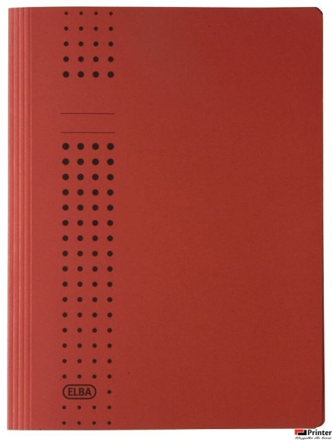 (WYCOFANE)Skoroszyt kartonowy A4 CHIC czerwony 100090788 ELBA