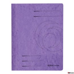 (WYCOFANY) Skoroszyt kartonowy A4 ze sprężynką fioletowy 11186582 HERLITZ