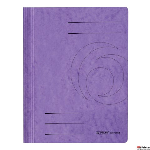 (WYCOFANY) Skoroszyt kartonowy A4 ze sprężynką fioletowy 11186582 HERLITZ