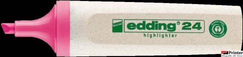 Zakreślacz ekologiczny EDDING różowy 24/009/r ed